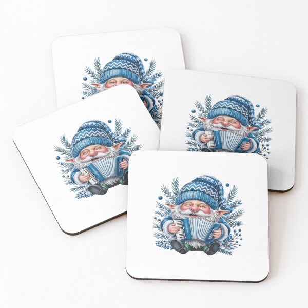 Item preview, blue christmas gnome designed and sold by jkrphoto.