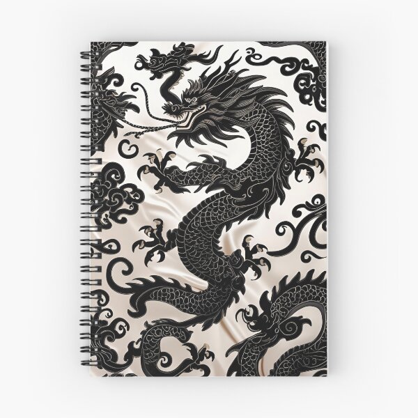 Item preview, Eastern Black Dragon Pattern designed and sold by PatronesKawai.