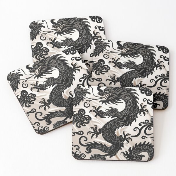 Item preview, Eastern Black Dragon Pattern designed and sold by PatronesKawai.