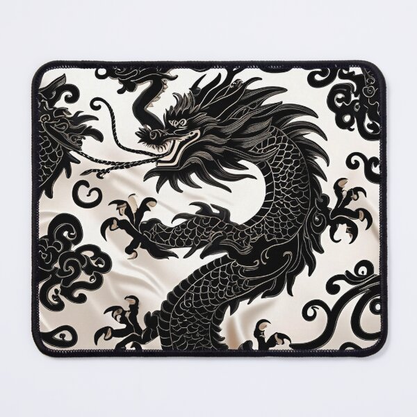 Item preview, Eastern Black Dragon Pattern designed and sold by PatronesKawai.