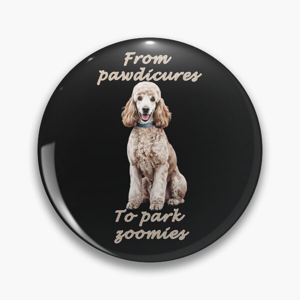 Item preview, Fluff, Fashion & Zoomies – Poodle Perfection designed and sold by Pawtraitvibes.
