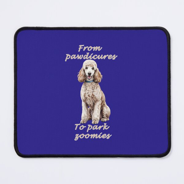 Item preview, Fluff, Fashion & Zoomies – Poodle Perfection designed and sold by Pawtraitvibes.