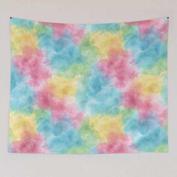 Item preview, Colorful Watercolor Brushstroke Pattern designed and sold by Enea Kelo.