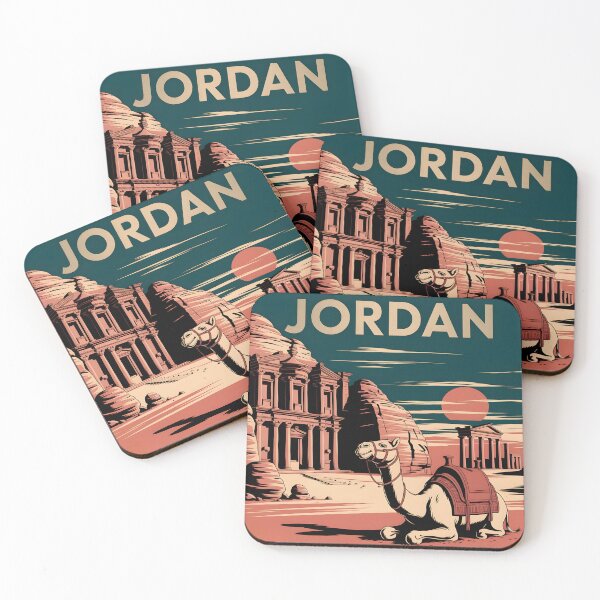 Item preview, Jordan: Vintage Adventure – Petra, Wadi Rum & Roman Ruins designed and sold by LSVart.