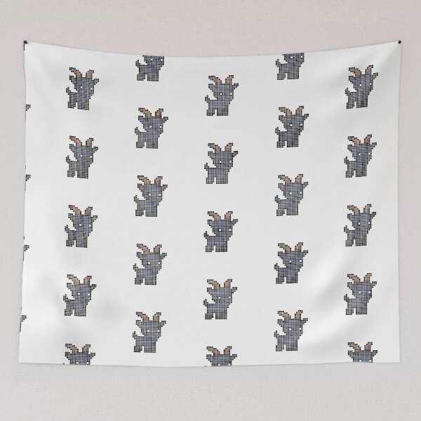 Item preview, Pixeled goat (black) designed and sold by Brain Fart Buffet.