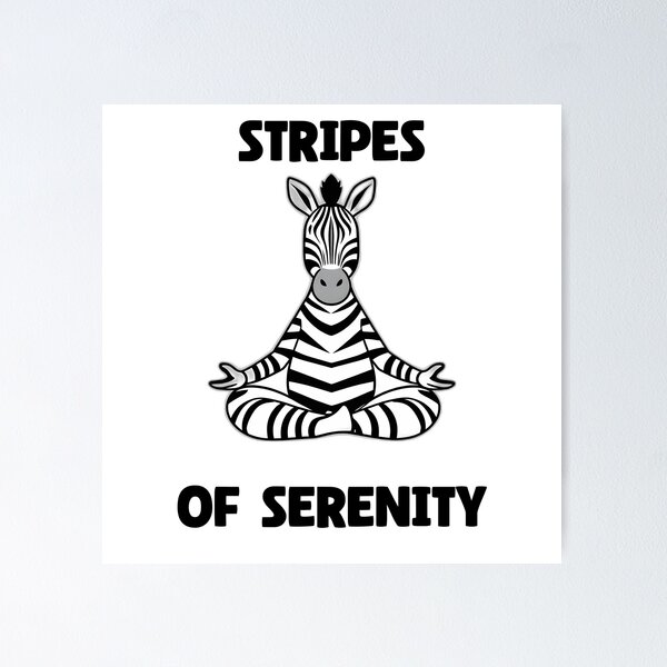 Item preview, Zen Zebra designed and sold by allogy.