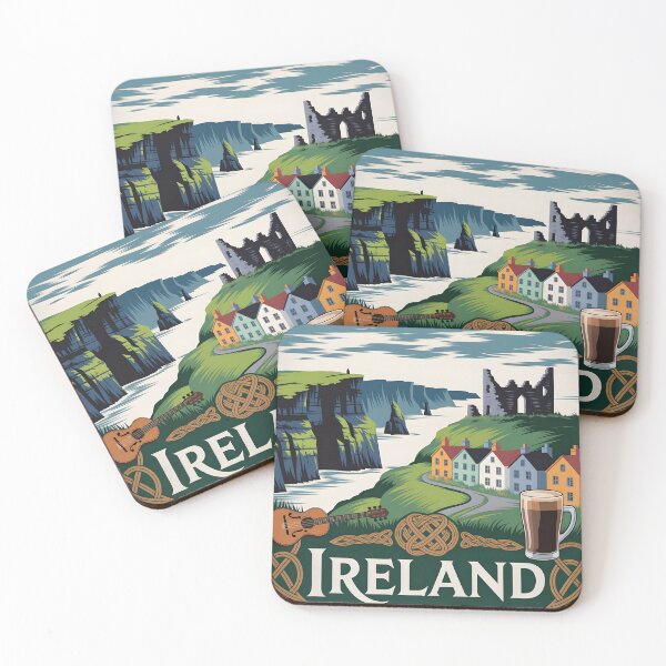 Item preview, Ireland: Vintage Lush Landscapes & Ancient Spirit designed and sold by LSVart.