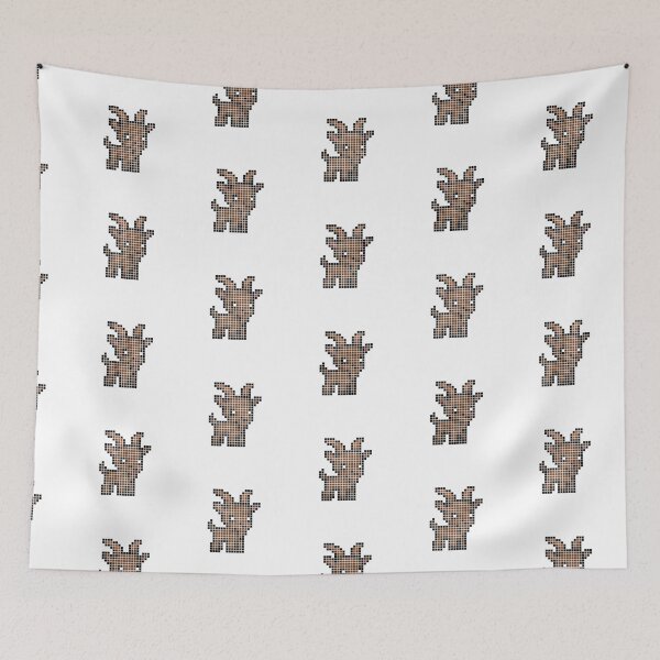 Item preview, Pixeled goat (Brown) designed and sold by Brain Fart Buffet.
