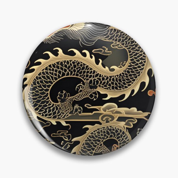 Item preview, Eastern Black Dragon Pattern designed and sold by PatronesKawai.