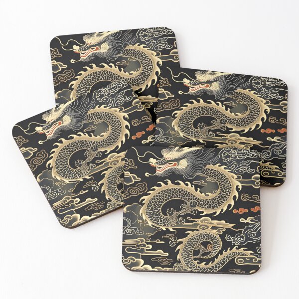 Item preview, Eastern Black Dragon Pattern designed and sold by PatronesKawai.