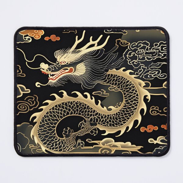 Item preview, Eastern Black Dragon Pattern designed and sold by PatronesKawai.