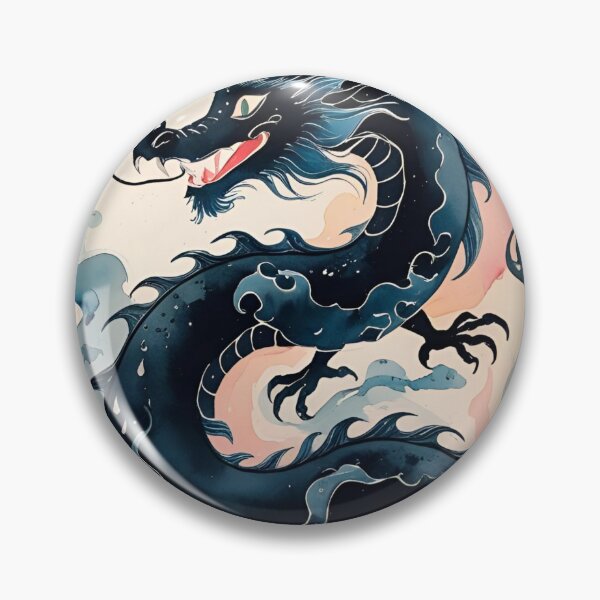 Item preview, Eastern Black Dragon Pattern designed and sold by PatronesKawai.