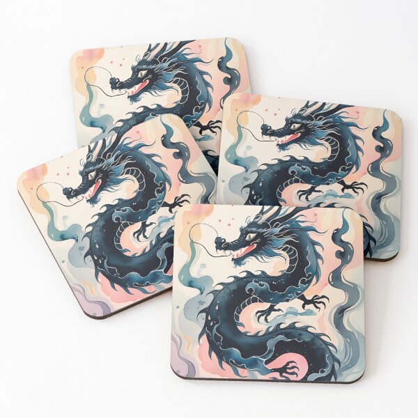Item preview, Eastern Black Dragon Pattern designed and sold by PatronesKawai.