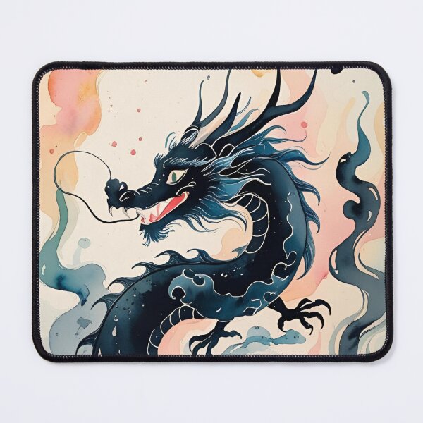 Item preview, Eastern Black Dragon Pattern designed and sold by PatronesKawai.