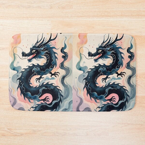 Item preview, Eastern Black Dragon Pattern designed and sold by PatronesKawai.