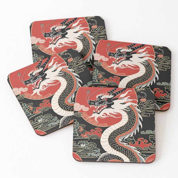 Item preview, Eastern Black Dragon Pattern designed and sold by PatronesKawai.