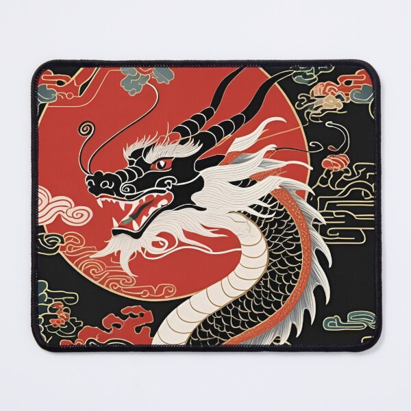 Item preview, Eastern Black Dragon Pattern designed and sold by PatronesKawai.