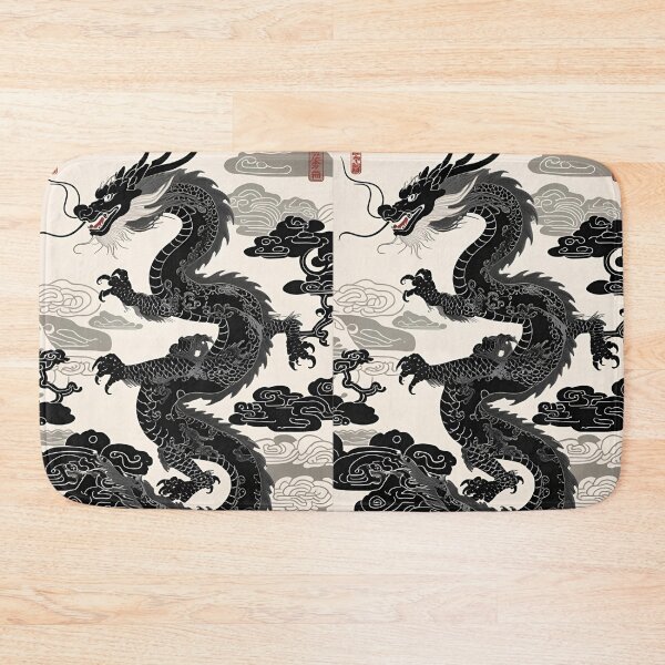 Item preview, Eastern Black Dragon Pattern designed and sold by PatronesKawai.