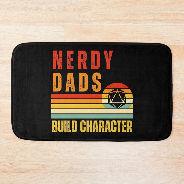 Item preview, Nerdy Dads Build Character designed and sold by The Mad Muffin.