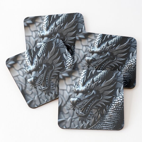 Item preview, Eastern Black Dragon Pattern designed and sold by PatronesKawai.