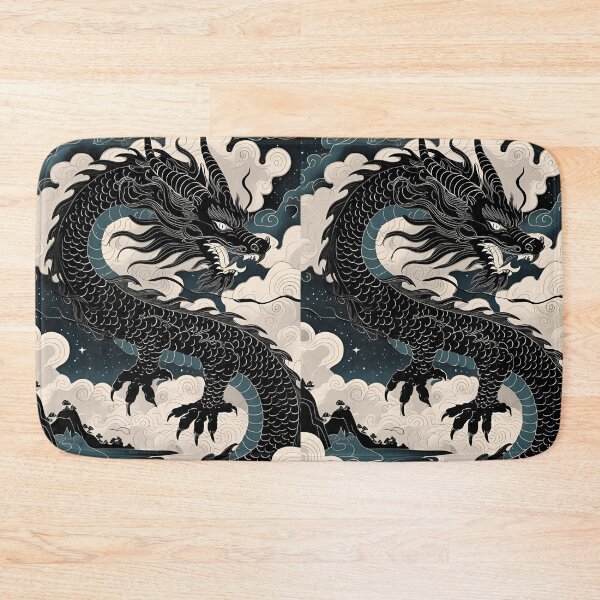 Item preview, Eastern Black Dragon Pattern designed and sold by PatronesKawai.