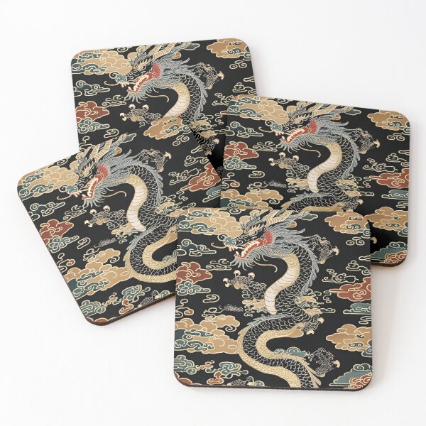 Item preview, Eastern Black Dragon Pattern designed and sold by PatronesKawai.