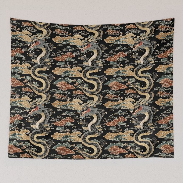 Item preview, Eastern Black Dragon Pattern designed and sold by PatronesKawai.