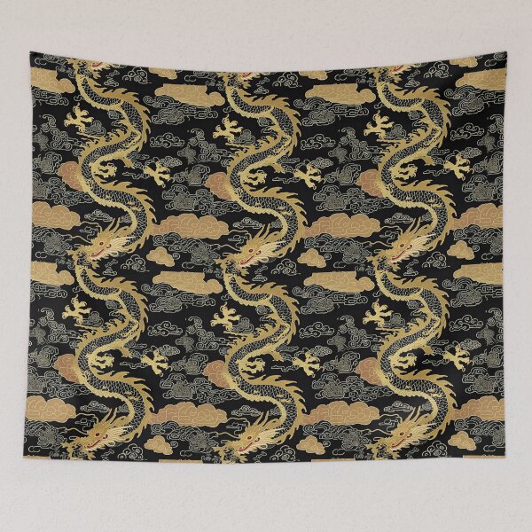 Item preview, Eastern Black Dragon Pattern designed and sold by PatronesKawai.