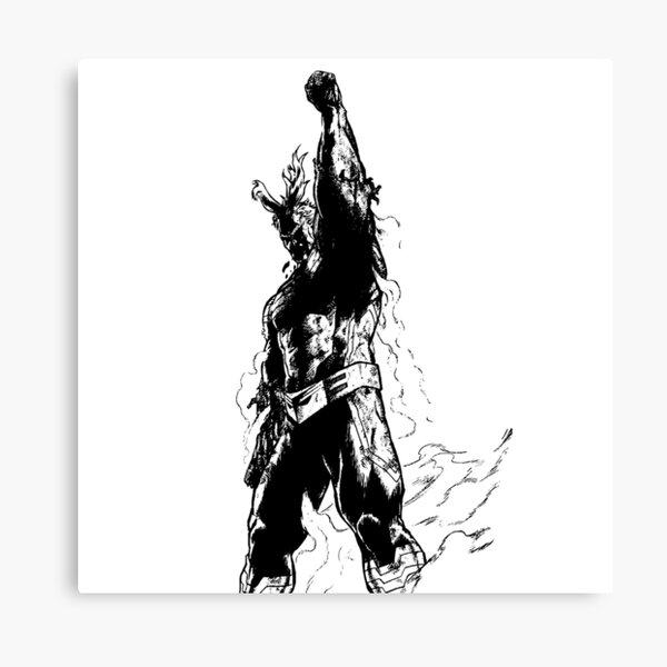 The Symbol of Peace - ALL MIGHT Canvas Print