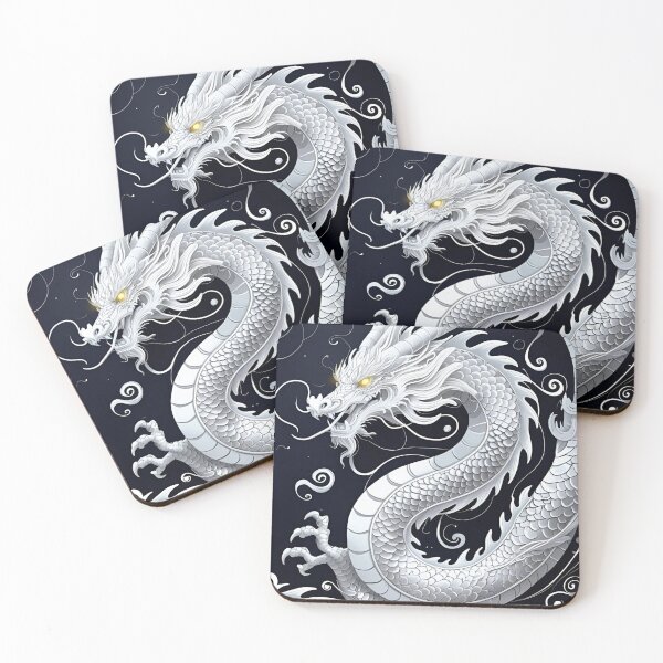 Item preview, Eastern White Dragon Pattern designed and sold by PatronesKawai.