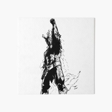 The Symbol of Peace - ALL MIGHT Art Board Print
