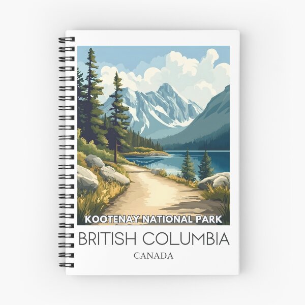 Item preview, A Pop Art Illustration of Kootenay National Park - Canada  designed and sold by StudioRedKoala.