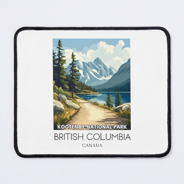 Item preview, A Pop Art Illustration of Kootenay National Park - Canada designed and sold by StudioRedKoala.