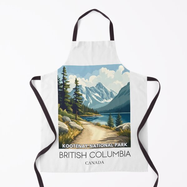 Item preview, A Pop Art Illustration of Kootenay National Park - Canada  designed and sold by StudioRedKoala.