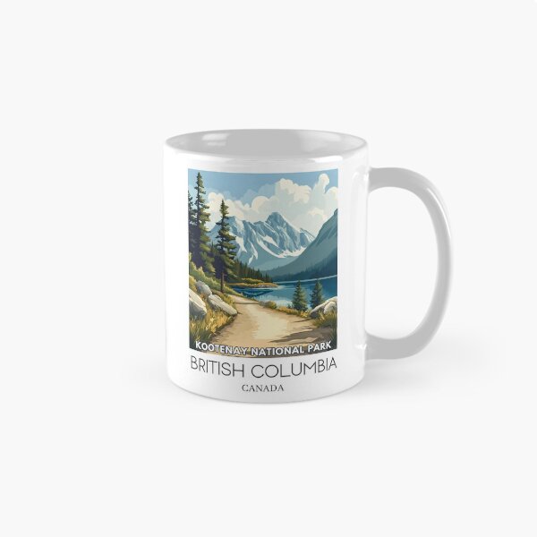 Item preview, A Pop Art Illustration of Kootenay National Park - Canada  designed and sold by StudioRedKoala.