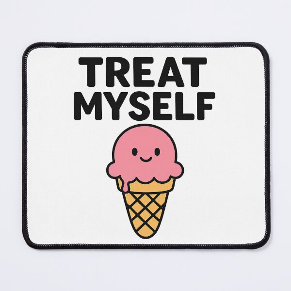Item preview, Treat Myself – Cute Self Care Ice Cream Design designed and sold by Duckish Store.