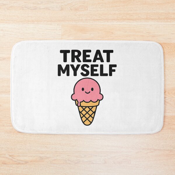 Item preview, Treat Myself – Cute Self Care Ice Cream Design designed and sold by Duckish Store.