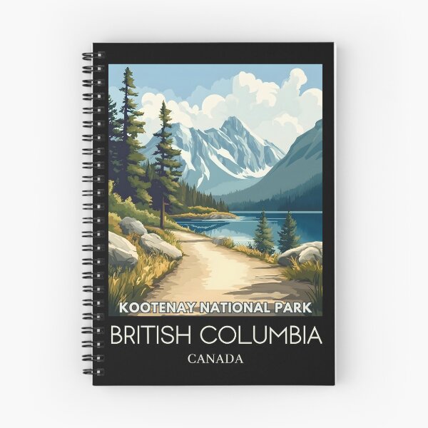 Item preview, A Pop Art Illustration of Kootenay National Park - Canada  designed and sold by StudioRedKoala.