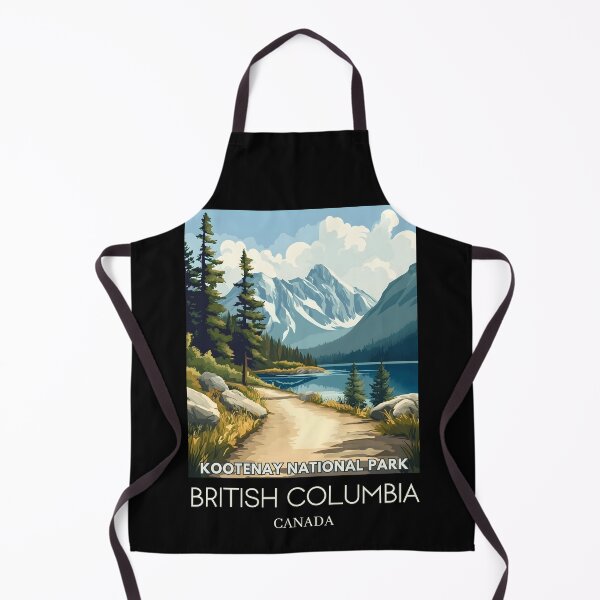 Item preview, A Pop Art Illustration of Kootenay National Park - Canada  designed and sold by StudioRedKoala.