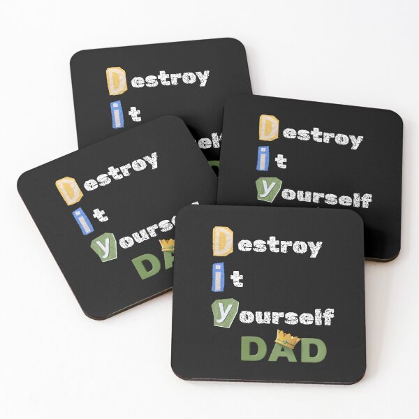 Item preview, DIY dad destroy it yourself funny tshirt  designed and sold by ClickATee Store .