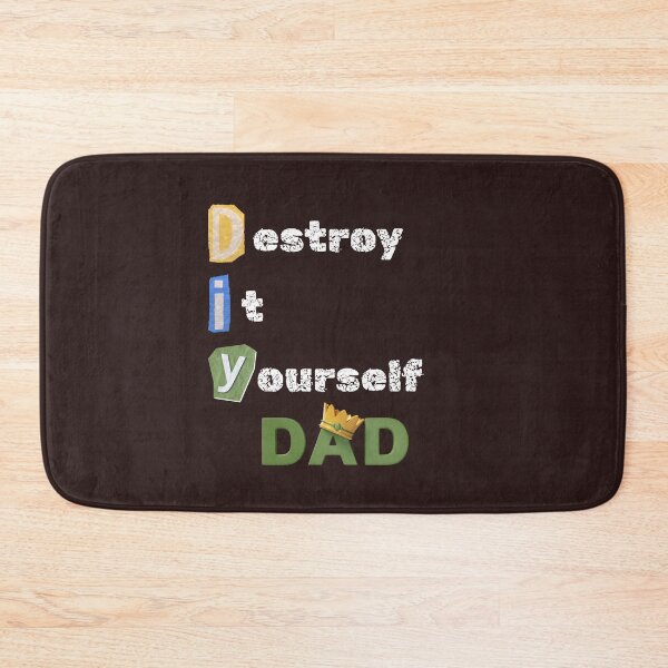 Item preview, DIY dad destroy it yourself funny tshirt  designed and sold by ClickATee Store .