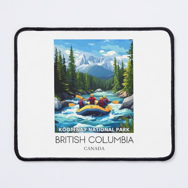 Item preview, A Pop Art Illustration of Kootenay National Park - Canada designed and sold by StudioRedKoala.