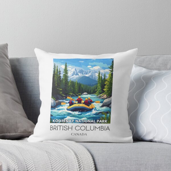 Item preview, A Pop Art Illustration of Kootenay National Park - Canada  designed and sold by StudioRedKoala.
