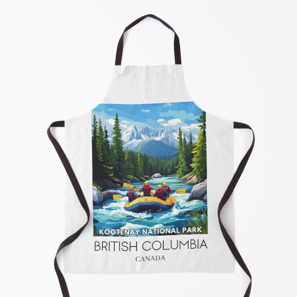 Item preview, A Pop Art Illustration of Kootenay National Park - Canada  designed and sold by StudioRedKoala.