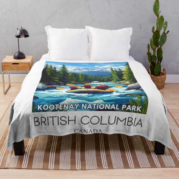 Item preview, A Pop Art Illustration of Kootenay National Park - Canada  designed and sold by StudioRedKoala.
