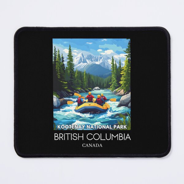 Item preview, A Pop Art Illustration of Kootenay National Park - Canada designed and sold by StudioRedKoala.