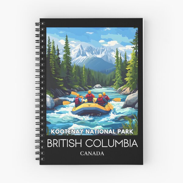 Item preview, A Pop Art Illustration of Kootenay National Park - Canada  designed and sold by StudioRedKoala.