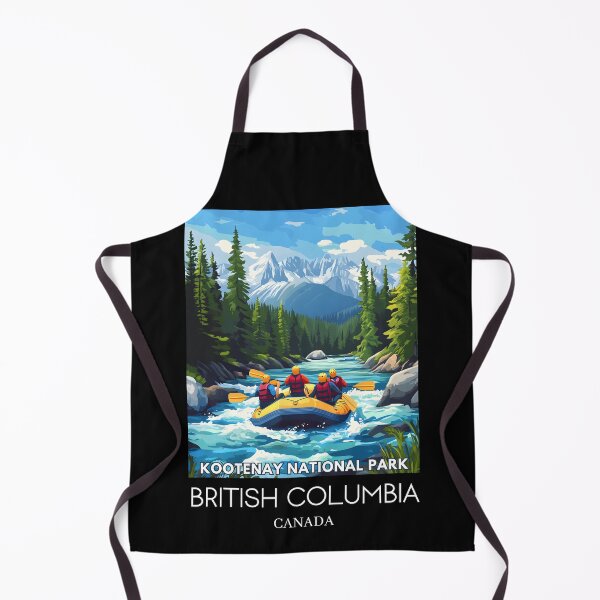 Item preview, A Pop Art Illustration of Kootenay National Park - Canada  designed and sold by StudioRedKoala.