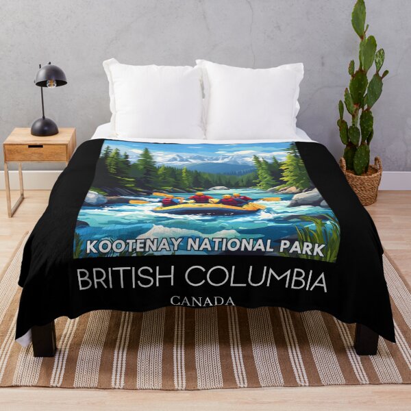 Item preview, A Pop Art Illustration of Kootenay National Park - Canada  designed and sold by StudioRedKoala.