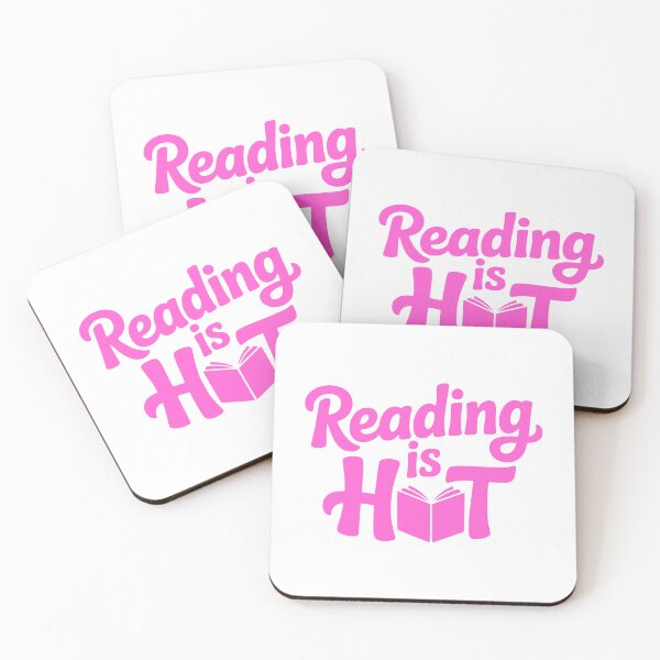 Item preview, Reading Is Hot! Hot Pink Girly Book designed and sold by PMCreative.